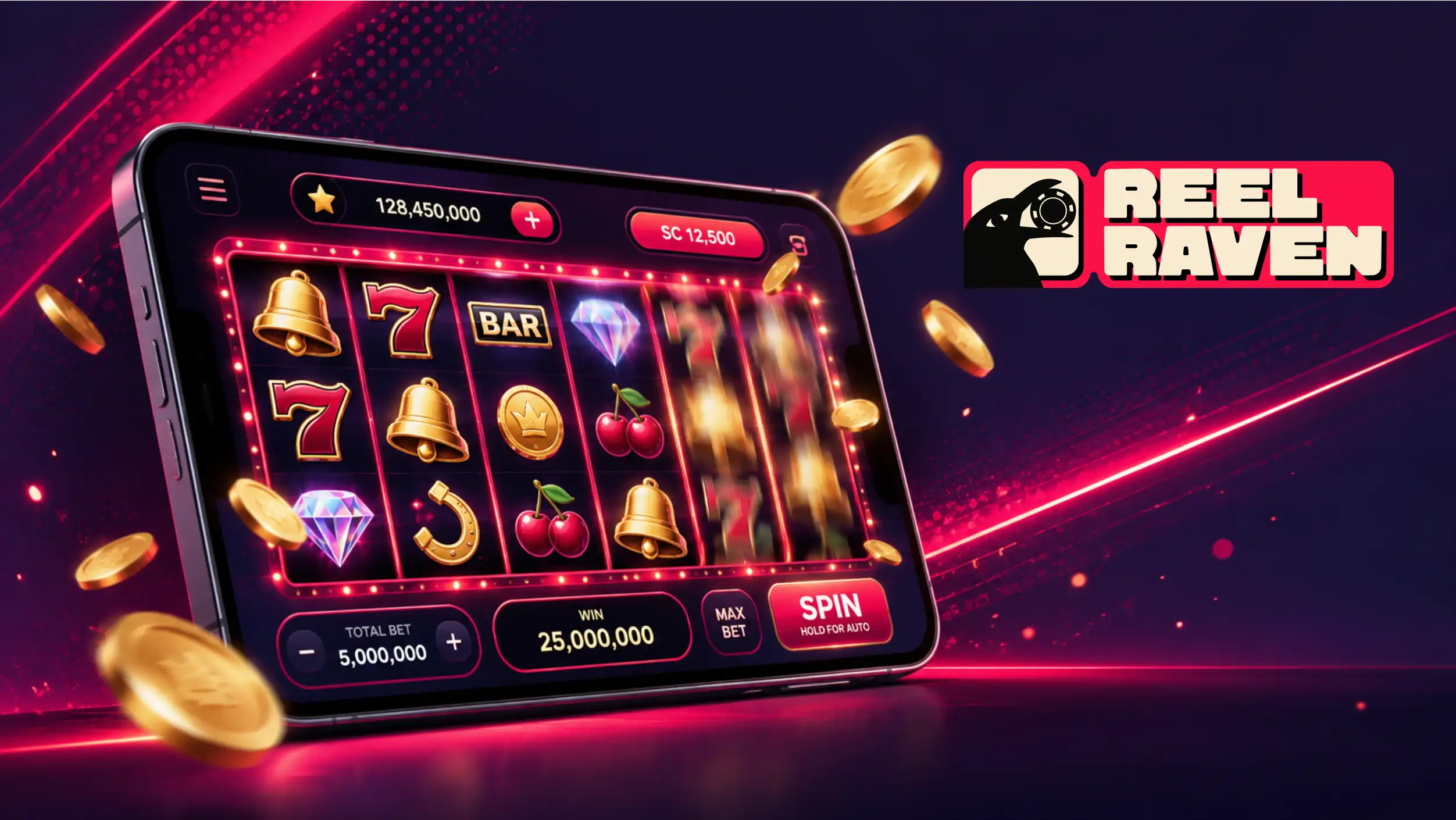 ReelRaven Casino App-Screenshot